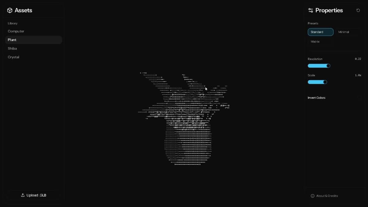 Video thumbnail for 3D to ASCII Viewer